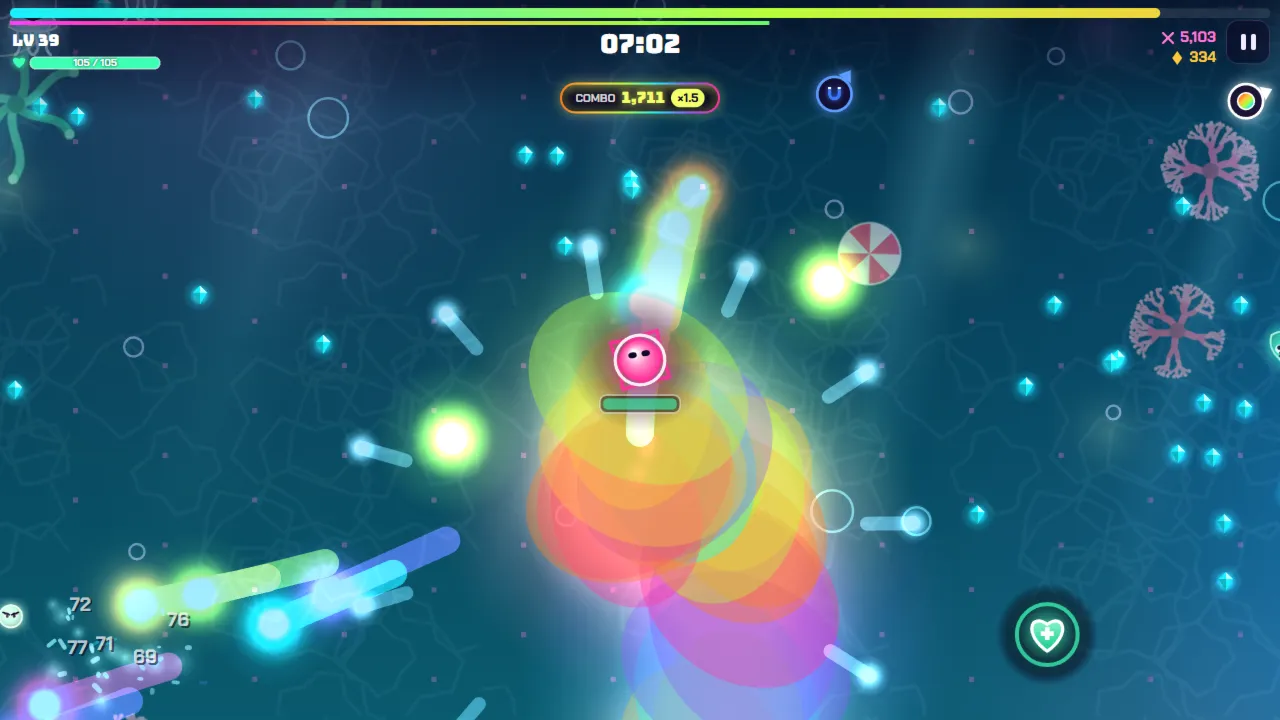 Playing Chroma Blitz in Lumen Reef