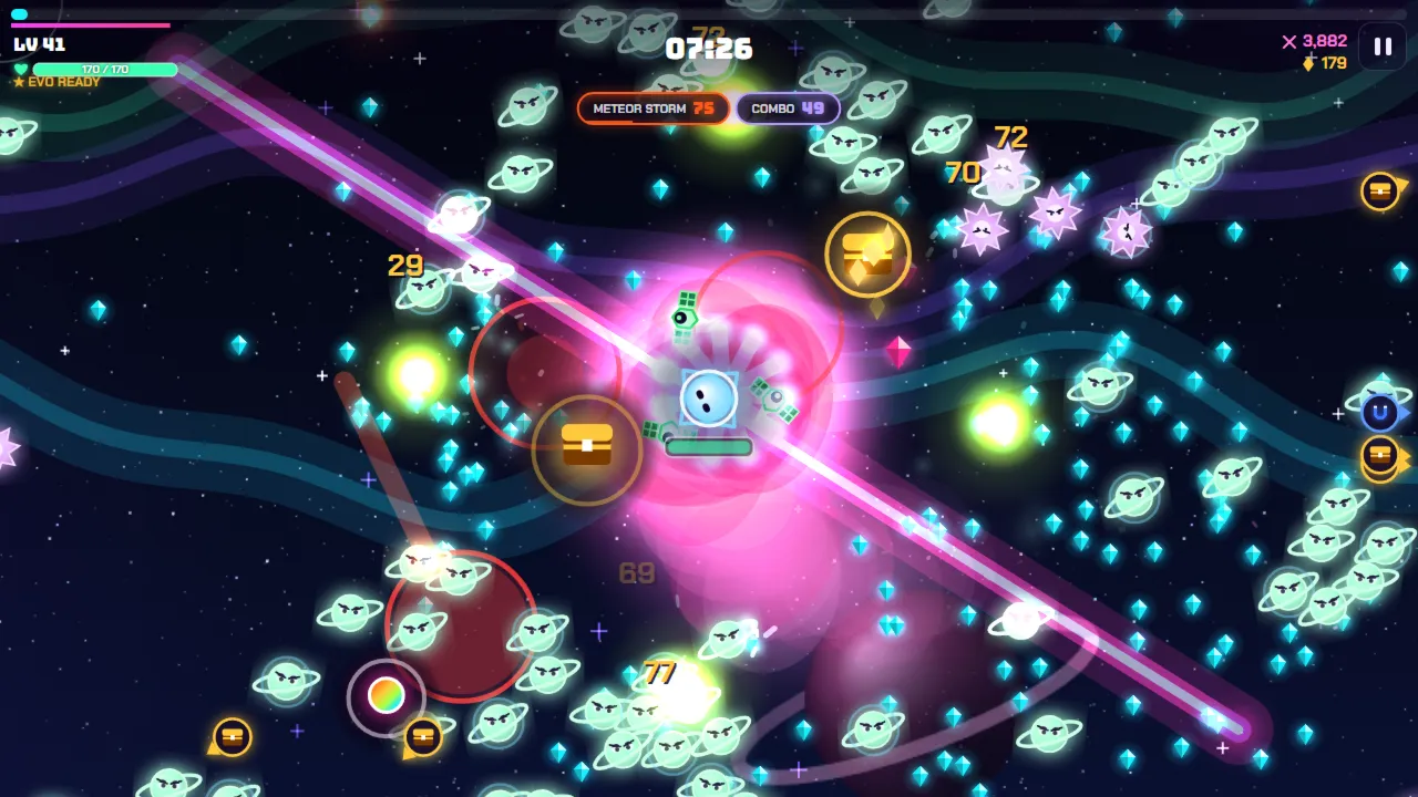 Playing Chroma Blitz in Aurora Void